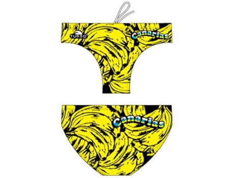 Calzoncillos para Hombre TURBO Canarias Bananas Amarillo para Natacion (S)