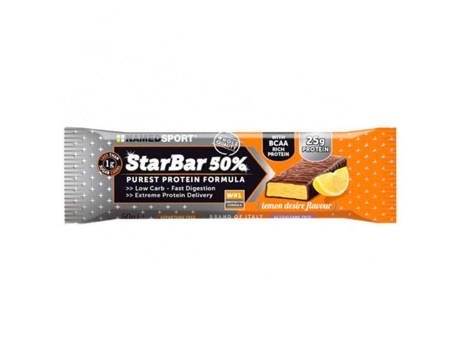 Barrita Proteína NAMEDSPORT Starbar 50% Protein Lemon Desire (50g)