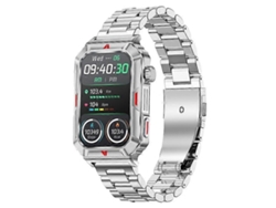 Reloj inteligente CF26 IP67 resistente al agua, 1,57 pulgadas, monitor de salud, pulsera deportiva, correa de acero, Ly Ebike