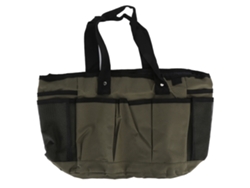 Juego de 11 bolsas de almacenamiento Primerox para herramientas de jardín, material Oxford, verde militar.
