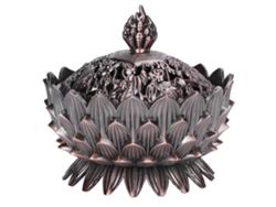 Quemador De Incienso Antiguo Con Forma De Buda En Aleación De Zinc Para Decoración Del Hogar/oficina - Feng Shui