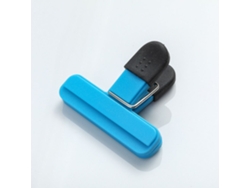 Abrazadera para sellar bolsas de plástico, clips grandes de 2/4 para bolsas azules S con borde azul
