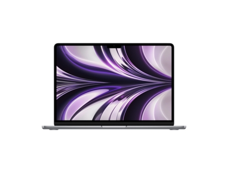 MacBook Air 13 2022 Apple M2 3,5 GHz 8 GB 512 GB SSD APPLE GPU 10 Gris Espacial Reacondicionado (Grado C - Signos de Uso)