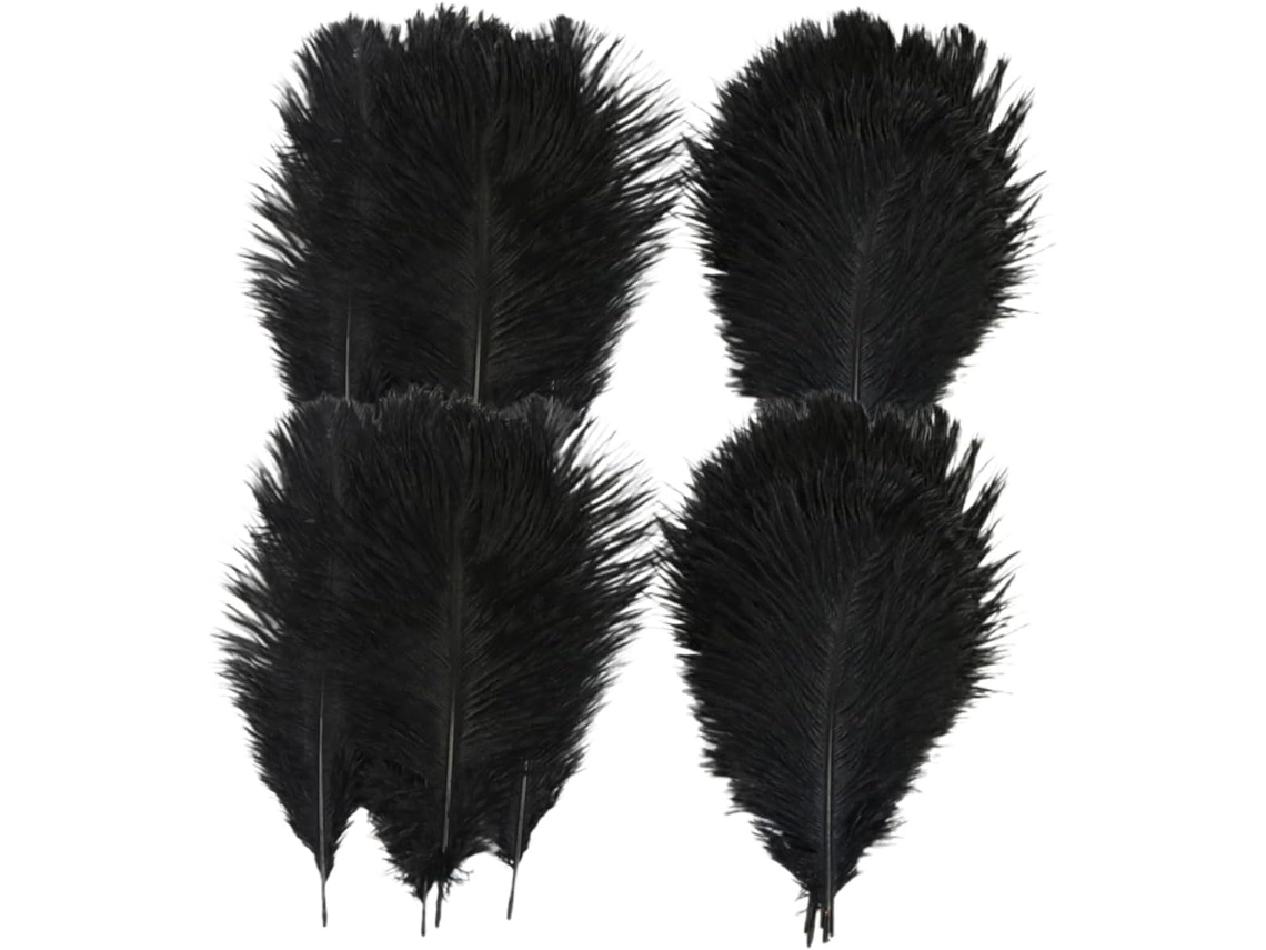Juegos De Plumas De Avestruz Naturales Para Manualidades Y Decoración De Bodas.