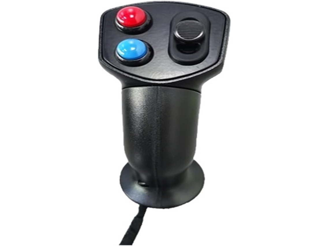 Palanca De Efecto Hall Industrial, A60 + Interruptor Basculante Vertical De 2 Botones