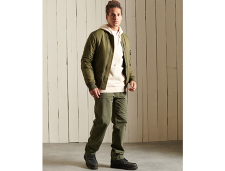 Abrigo SUPERDRY Hombre (XXL - Verde)