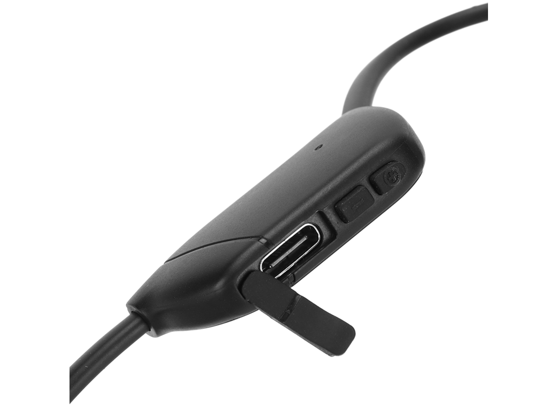 Fones De Ouvido De Condução Ósea Bluetooth Ipx6 Para Esportes Sem Fio Com Microfone Preto Bh328