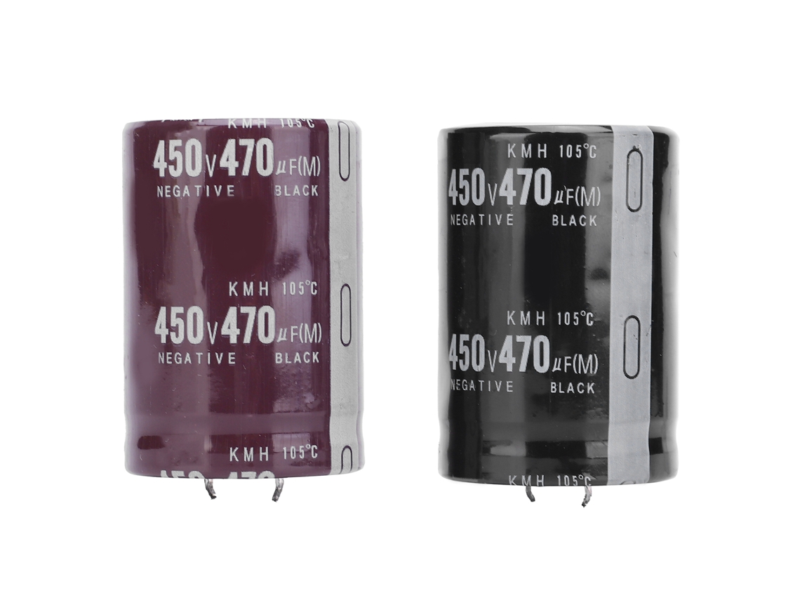 2 Piezas Condensador Electrolítico Aluminio Cilíndrico Cuernos 105℃ 35x50mm 450v470μf Accesorios Industriales