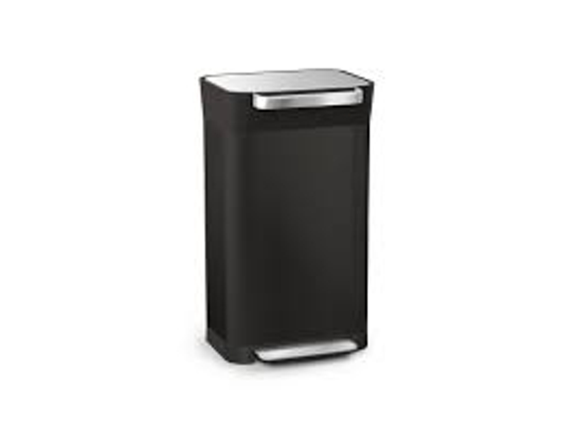 Compactador de basura Titan 30 de 30 l, alta capacidad, diseño moderno y resistente para el hogar y la oficina Joseph Joseph (negro carbón)