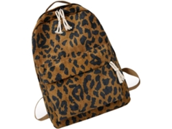 Mochila De Viaje Para Estudiantes Con Estampado De Leopardo (1 Unidad), Poliéster.