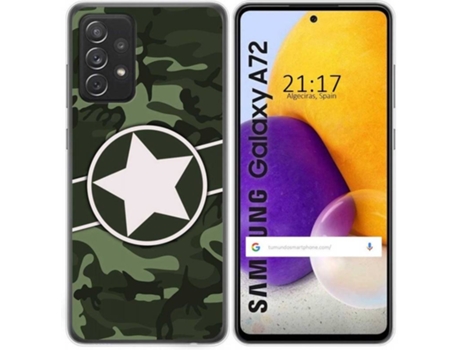 Carcasa Samsung Galaxy A72 TUMUNDOSMARTPHONE Camuflaje 01 Multicolor