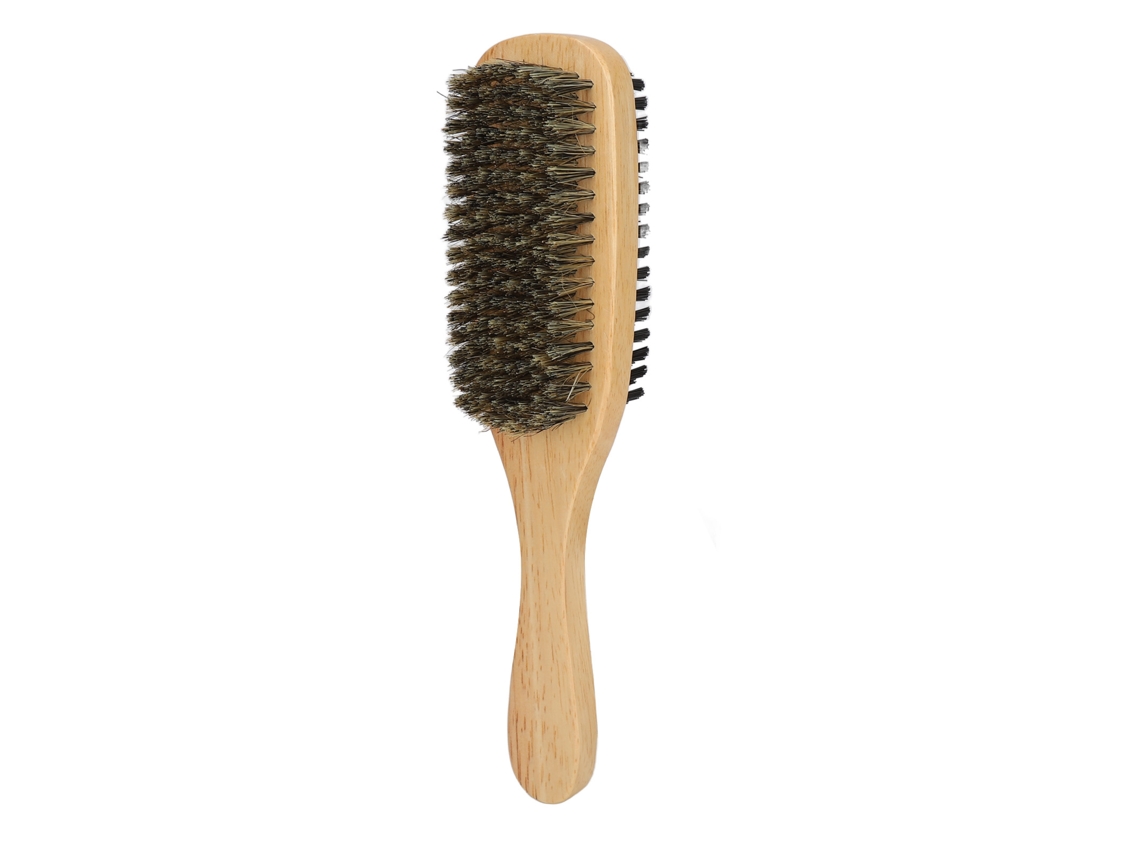Brocha De Afeitar Grande Con Mango Ergonómico De Madera De Haya: Práctica Y Portátil Para Barberías Y Uso Doméstico.