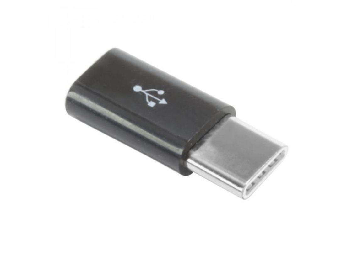 Adaptador de cargador Micro USB hembra a tipo C macho