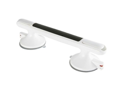 Barra de seguridad para ducha con ventosa, ideal para baño y bañera, no requiere taladrar, perfecta para niños y personas mayores.