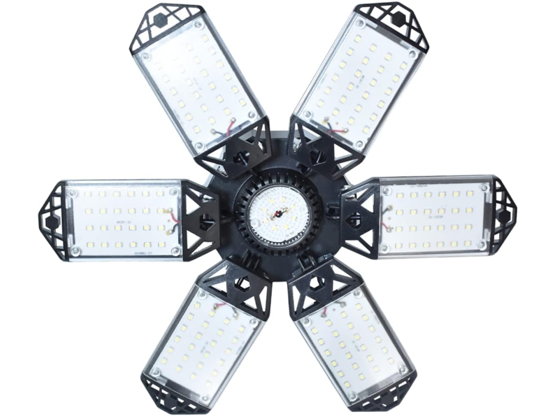 Lámpara De Techo Led De Bajo Consumo Para Garaje Con Alto Brillo, Ideal Para Talleres Al Aire Libre.