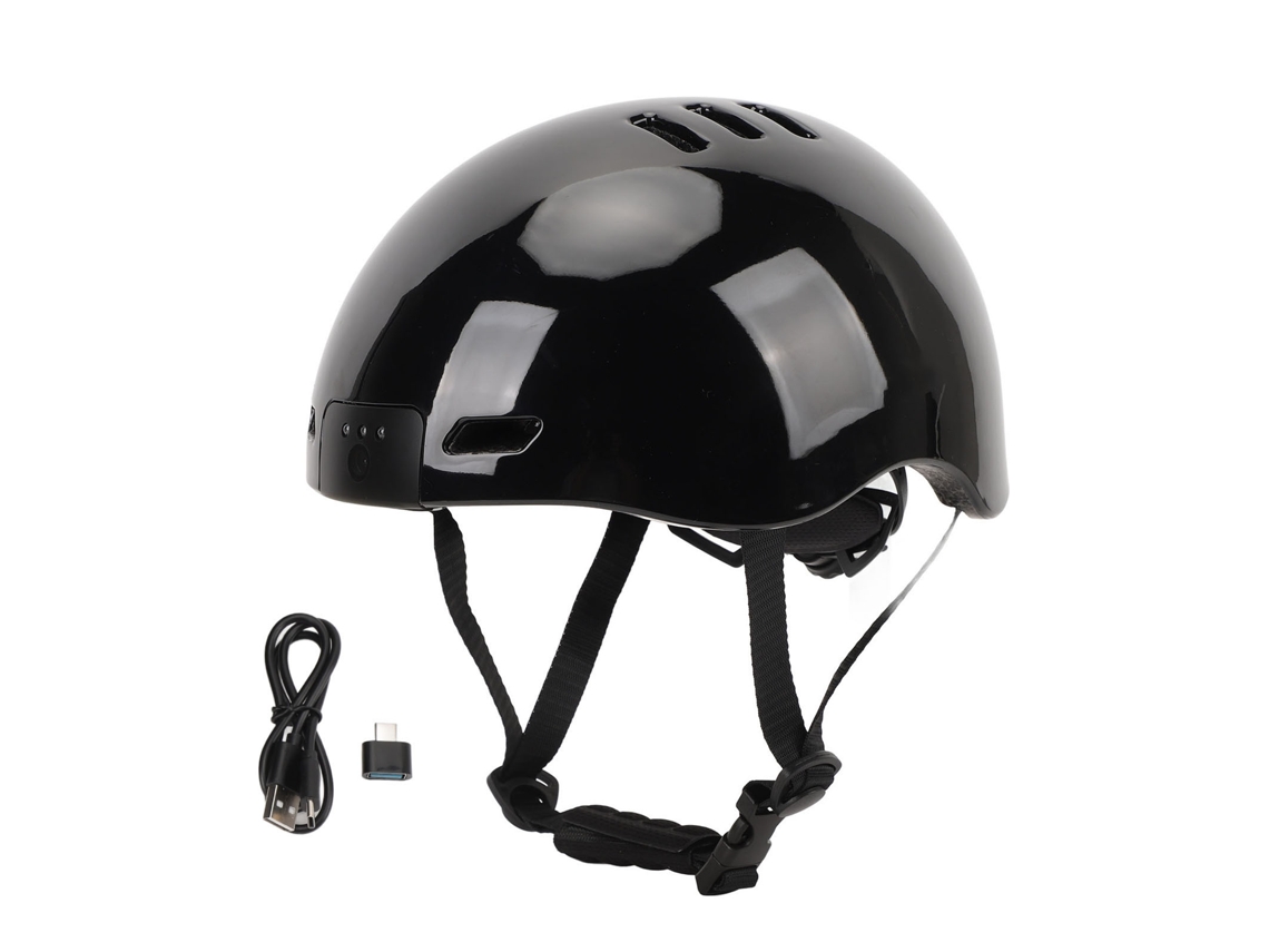 Cámara para casco de bicicleta 1080p 30fps Bluetooth LED Adultos