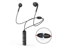 Auriculares magnéticos Hengrongshen BT313, inalámbricos por Bluetooth, deportivos, manos libres, estéreo HD con micrófono y graves.