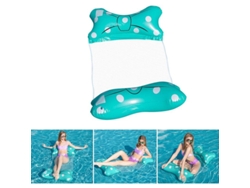 Hamaca Flotante Inflable 4 En 1, Cama Flotante A Prueba De Fugas Para Piscina (arco Azul)