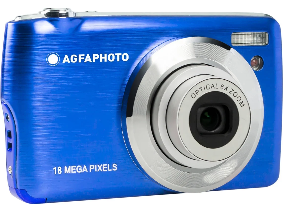 Realishot Dc8200 - Cámara Digital Compacta (18Mp, Vídeo Full HD, Tela LCD 2.7'', Zoom Óptico 8X, Batería AGFAPHOTO PHOTO