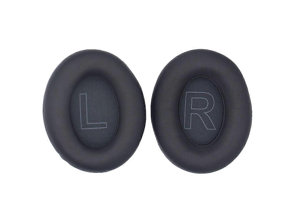 1 par de protectores de oídos de cuero y esponja para Anker Soundcore Life Q20