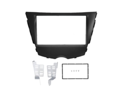 Panel frontal de radio 2DIN con DVD o marco de repuesto para Hyundai Veloster 2011-2018 GOKOCO