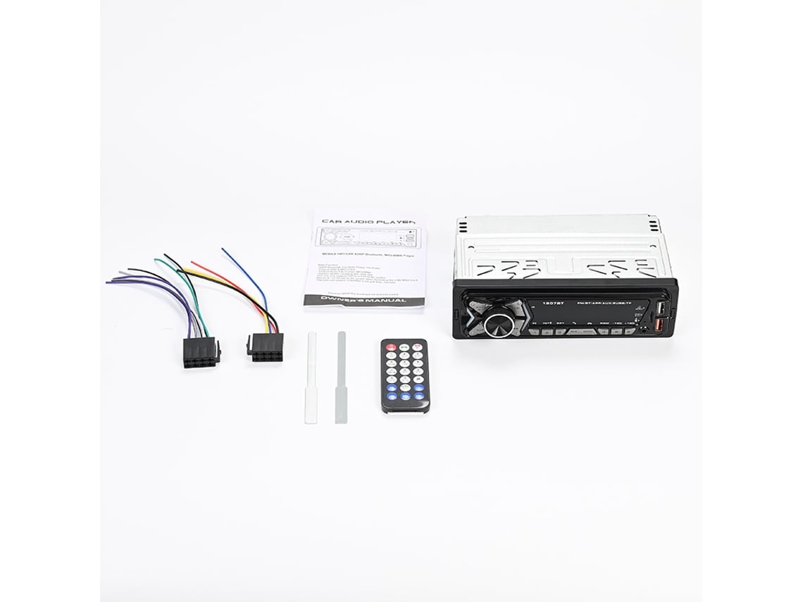 Autorradio Con Bluetooth/mp3/aux/fm Y Control Remoto*