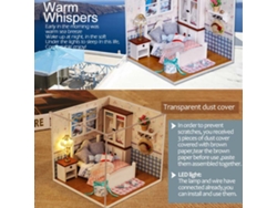 Kit De Casa De Muñecas Miniatura De Madera Para Armar, Ideal Para La Habitación De Una Niña. Regalo Perfecto Para Navidad O San Valentín.