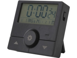 Reloj electrónico LED con hora, fecha, día de la semana, temperatura y alarma. Reloj digital Gokoco.