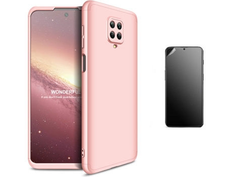 Kit Carcasa y Protector Xiaomi Note 9 Pro Ultimatte Slim Armor 360º Rosa