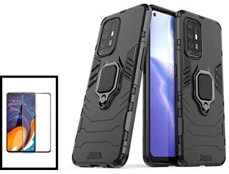 Kit Carcasa + Protector de Pantalla Oppo A94 5G GIFT4ME Negro