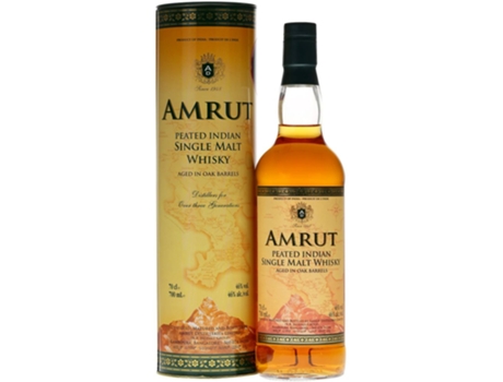 Whisky AROMAS DA TARDE Single Malt Amrut Peated India (70 CL - 1 unidade)
