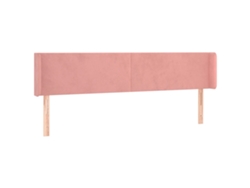 Maison Exclusive - Cabecero De Terciopelo Rosa 183x16x78/88 Cm