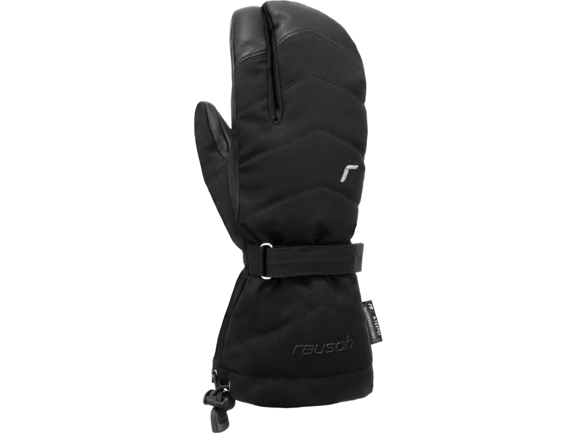 Guantes para Mujer de Esquí REUSCH (Talla 7,5 - Negro)