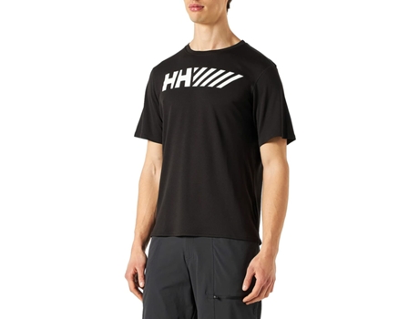 Camiseta para Hombre HELLY HANSEN (XL - Negro)