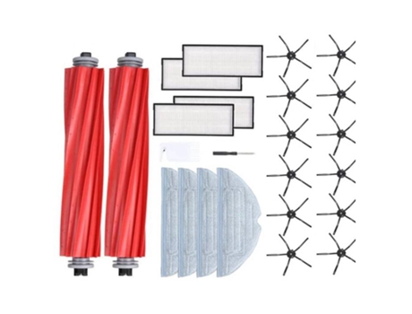 1 conjunto de acessórios para xiaomi roborock s7 peças filtro de escova lateral principal