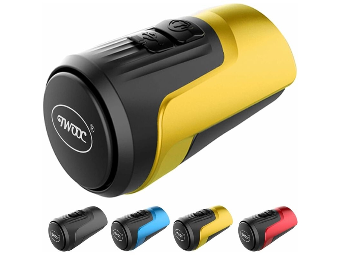 Bike Security Symphony, alarma antirrobo de 125 dB para bicicletas de montaña, 4 modos de sonido (alarma y sonido de vapor), fácil instalación en el manillar, bocina