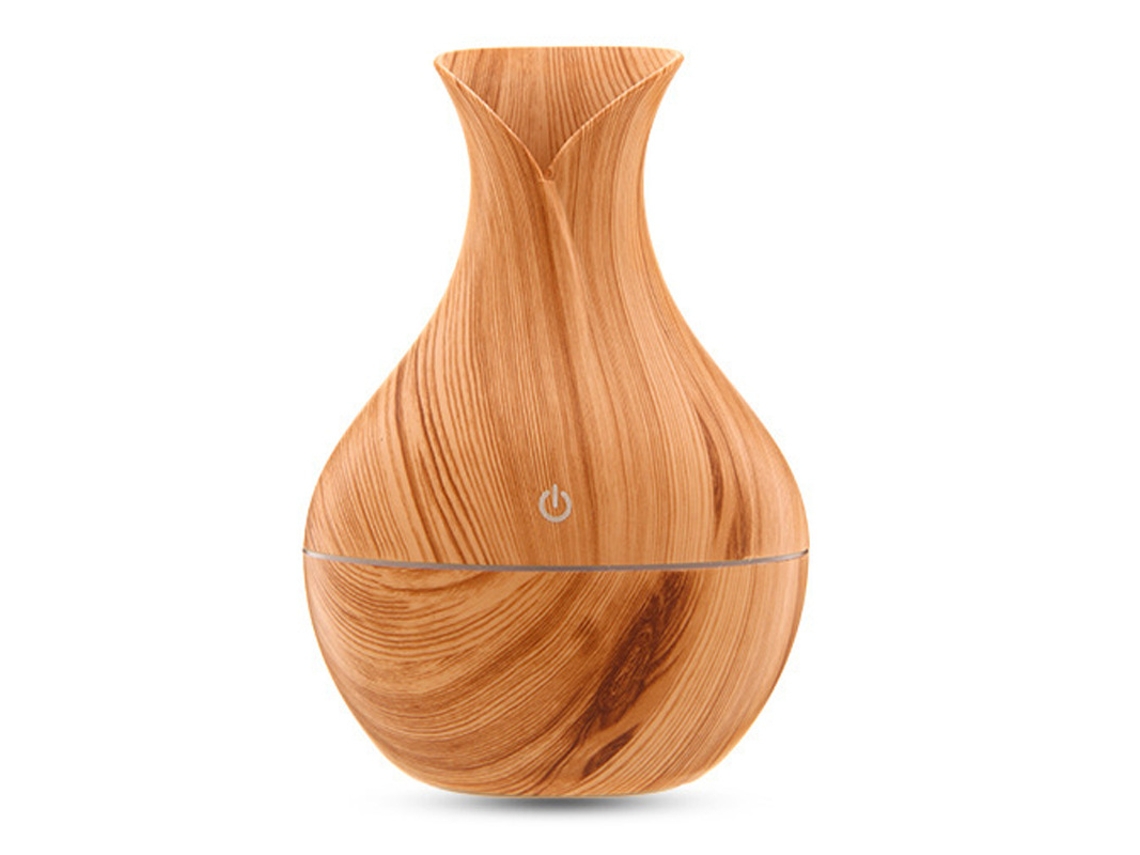Humidificador de madera para el hogar, 200 ml, difusor de aroma silencioso