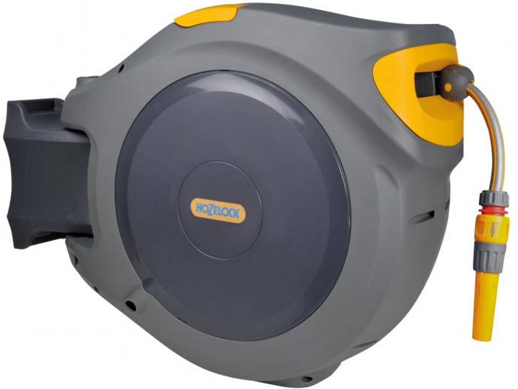 Hozelock Carrete de manguera de pared con manguera de 40 m Auto Reel