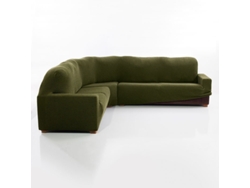 Maxifundas Fundas De Sofa Chaise Longue. Funda Sofá Rinconera Relive Color Césped. Funda Protectora Súper Elástica Para Sofá Rinconera.