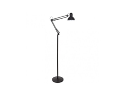 Lámpara de pie articulada Rutile 1xe27 Negro Mate 180x28x28 Cm Fabrilamp