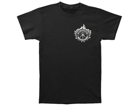 Camiseta ROCKINSTONE Queime até o chão, deixe este mundo queimar (XXXL)