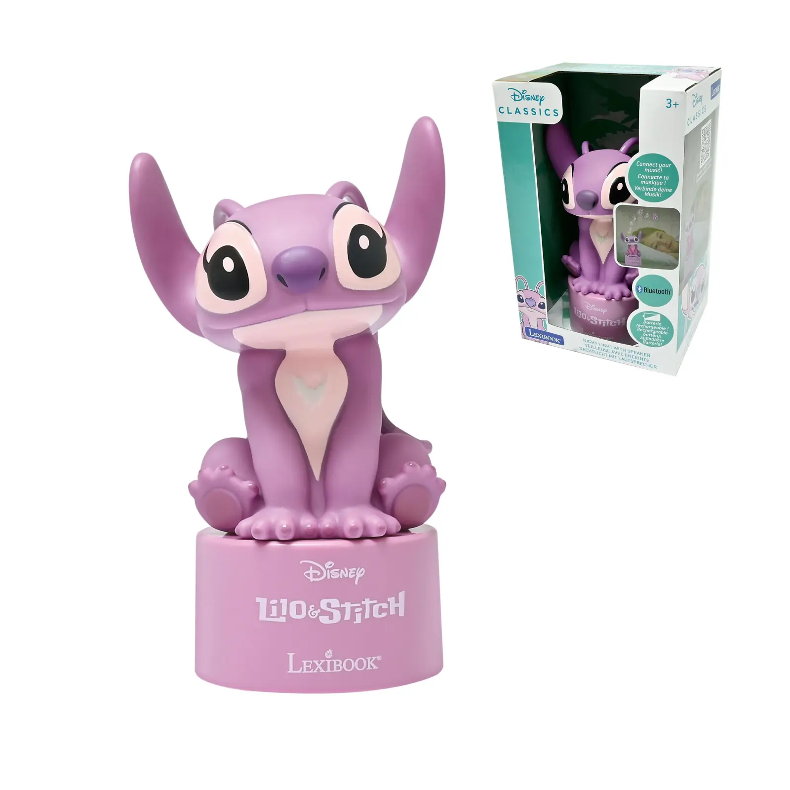 Disney Stitch „angel“ Bluetooth®-nachtlicht-lautsprecher