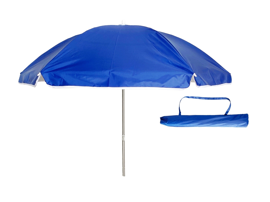 Sombrilla playa de Aluminio 180cm Sombrilla Plegable Antiviento Marino SELEOK