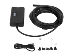 Endoscopio Inalámbrico Wifi De 8 Mm, Cámara De Inspección Industrial 1080p 2mp, Ip67, 10 M Con Led Ajustables.