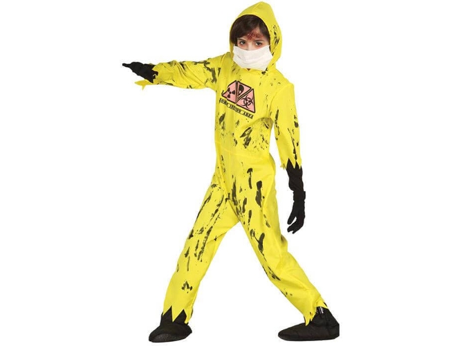 Disfraz de Niño DISFRAZZES Zombi Nuclear (Talla: 5 a 6 años)