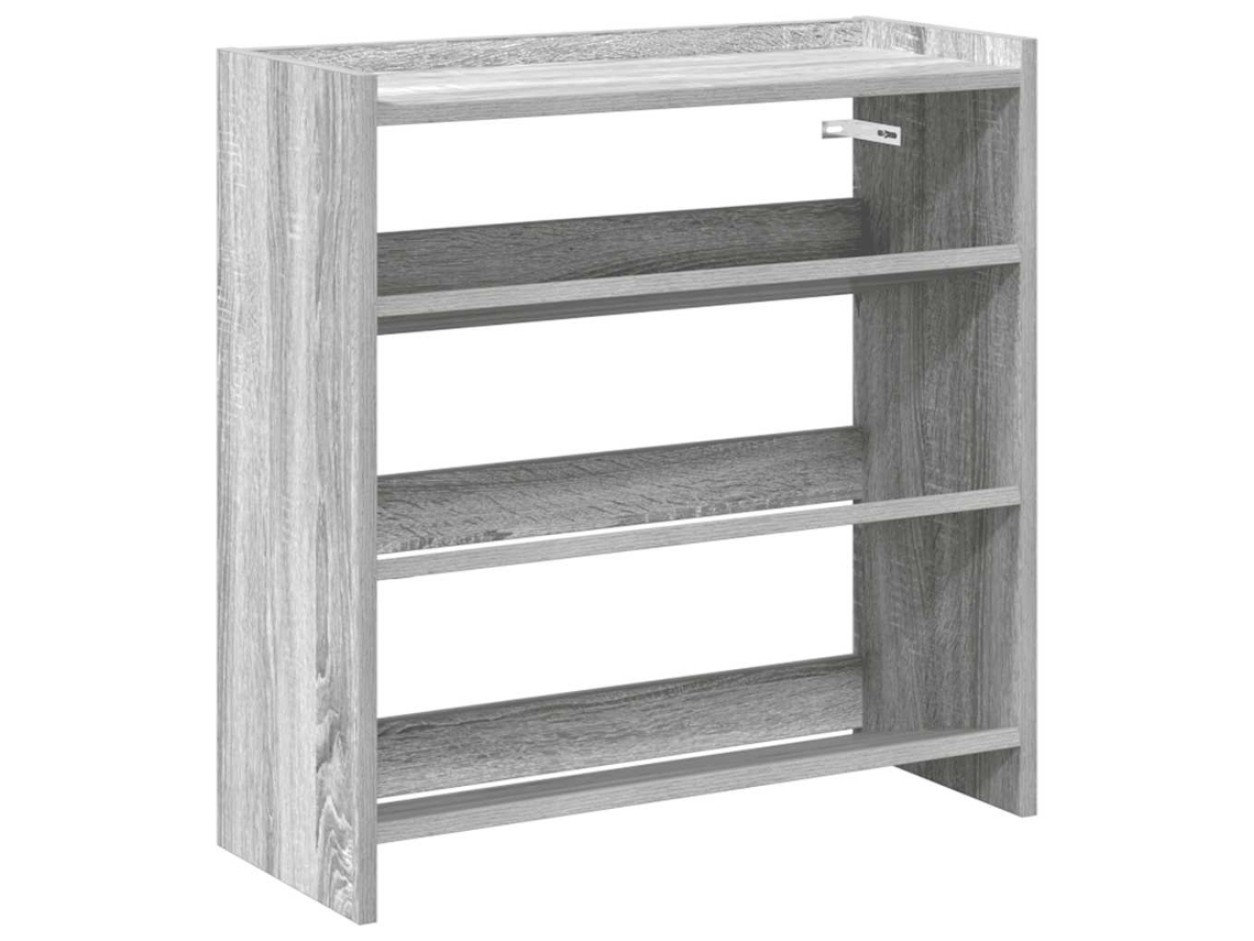Maison Exclusive - Mueble Zapatero Madera Contrachapada Gris Sonoma 60x25x62 Cm