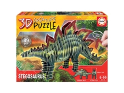 Puzzle 3D EDUCA Stegosaurus (Edad Mínima: 6 Años - 89 Piezas)