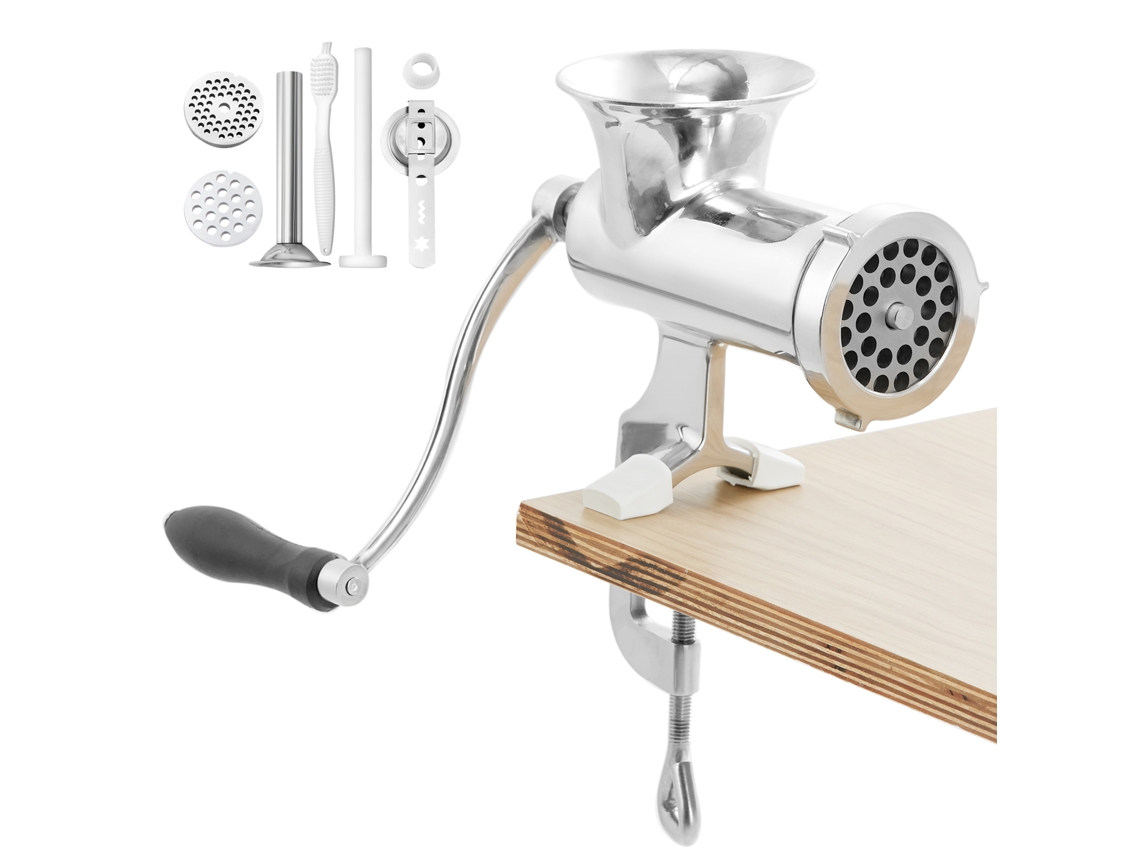 Picadora de carne manual Succebuy, de acero inoxidable 304, con abrazadera de mesa