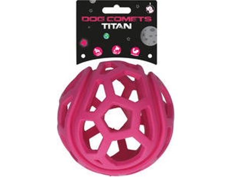 Bola para Perros DOG COMETS Titan M Rosa (11.5cm)