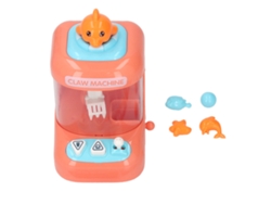 Mini Máquina De Juegos De Garras Para Niños Con 4 Juguetes De Delfines, Que Desarrolla La Coordinación Mano-ojo.